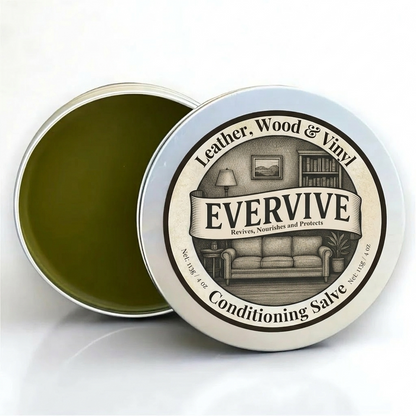 Leather & Furniture Repair Salve + Applicator Brush